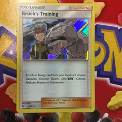 Pokémon Cards - Brock’s Training