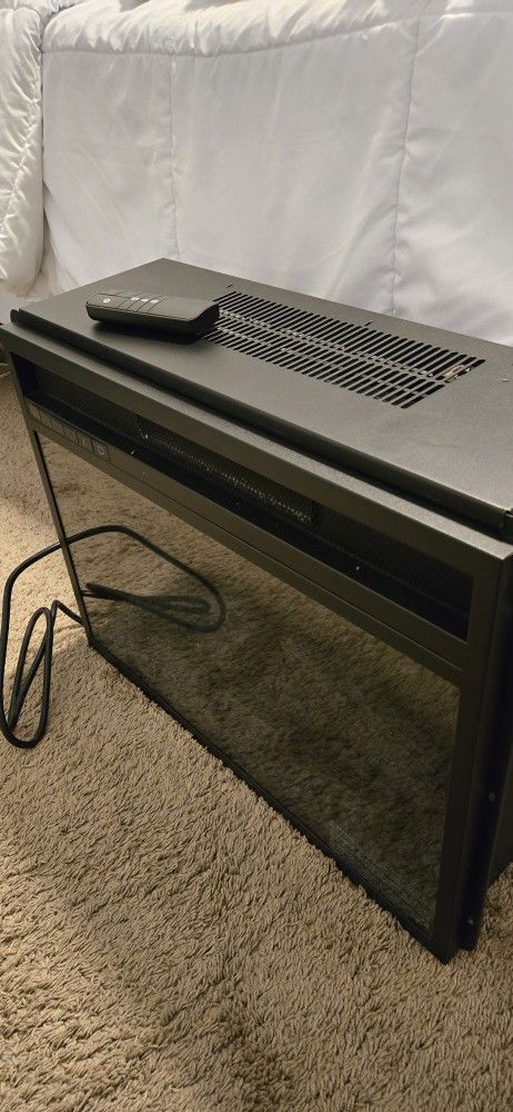 Electric Fireplace Insert-partial Working or for  Scrap Metal