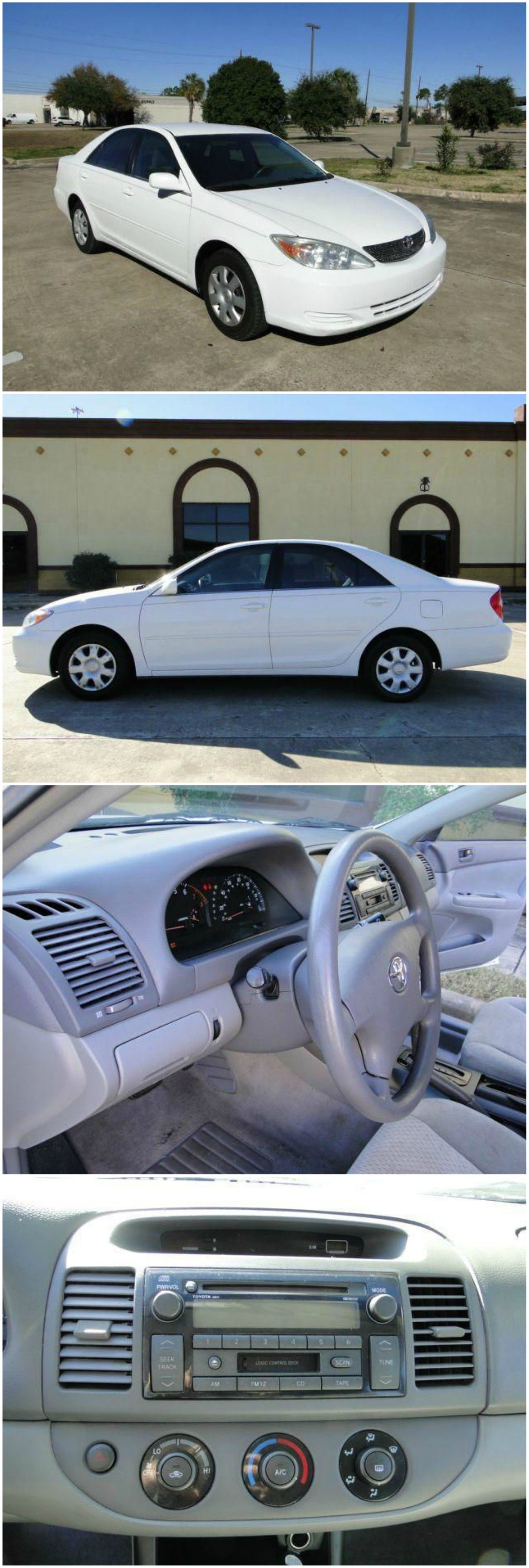 look 2OO4 Toyota Camry white very clean