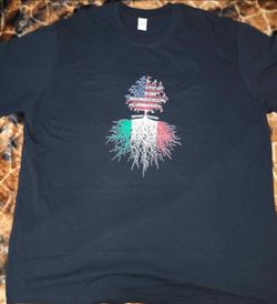 American Grown / Italian Roots 2x T-Shirt (New)
