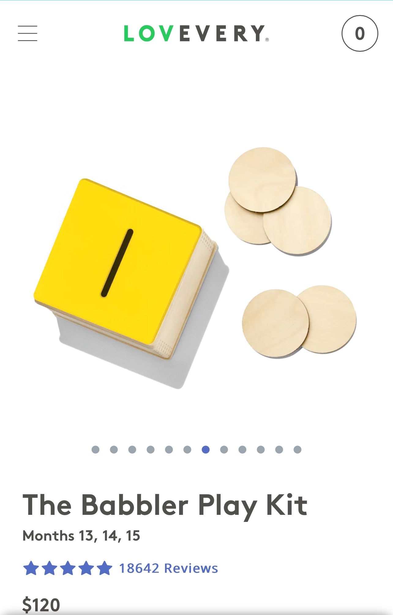 Lovevery Babbler Play Kit (13.14,15 Months) for Sale in Skyforest 
