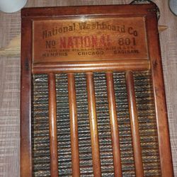 Vintage National Company Wash Board