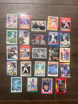 Bo Jackson Baseball & Football Trading Cards – 24 Card Lot
