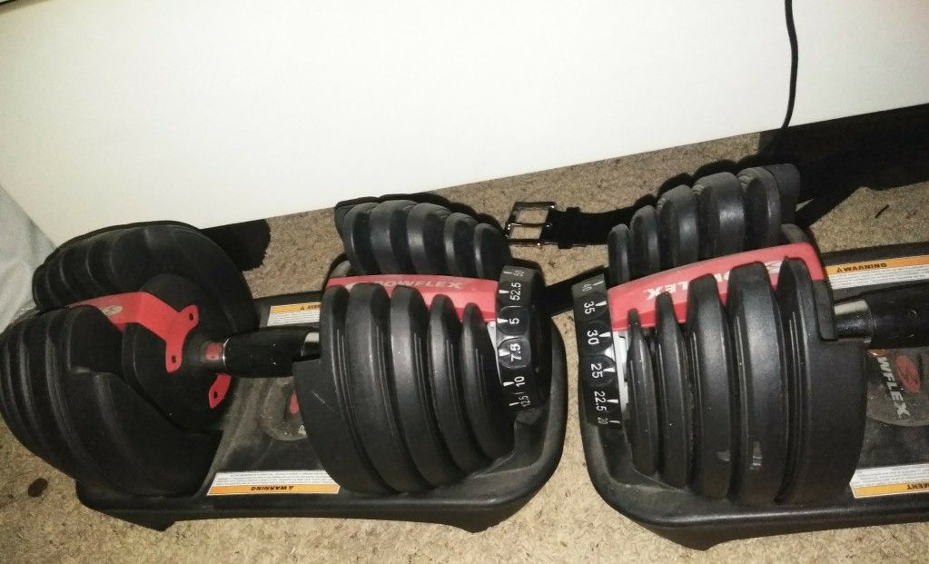 Bowflex adjustable weights