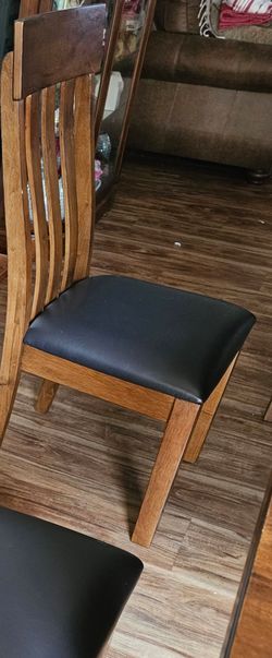 Dinning table with 4 chairs and bench