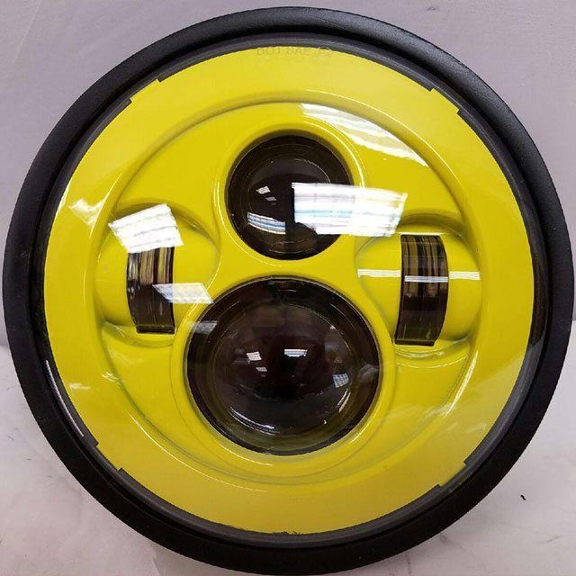 7″ DAYMAKER Kawasaki Vulcan Nomad 800 Replacement Yellow HID LED Light Bulb Headlight Motorcycle