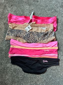 🌸 NEW Women’s Underwear Bundle – Victoria’s Secret PINK + Kindly | 6 Pairs | Sizes L & M 🌸