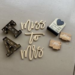 Bachelorette And Wedding Decor 