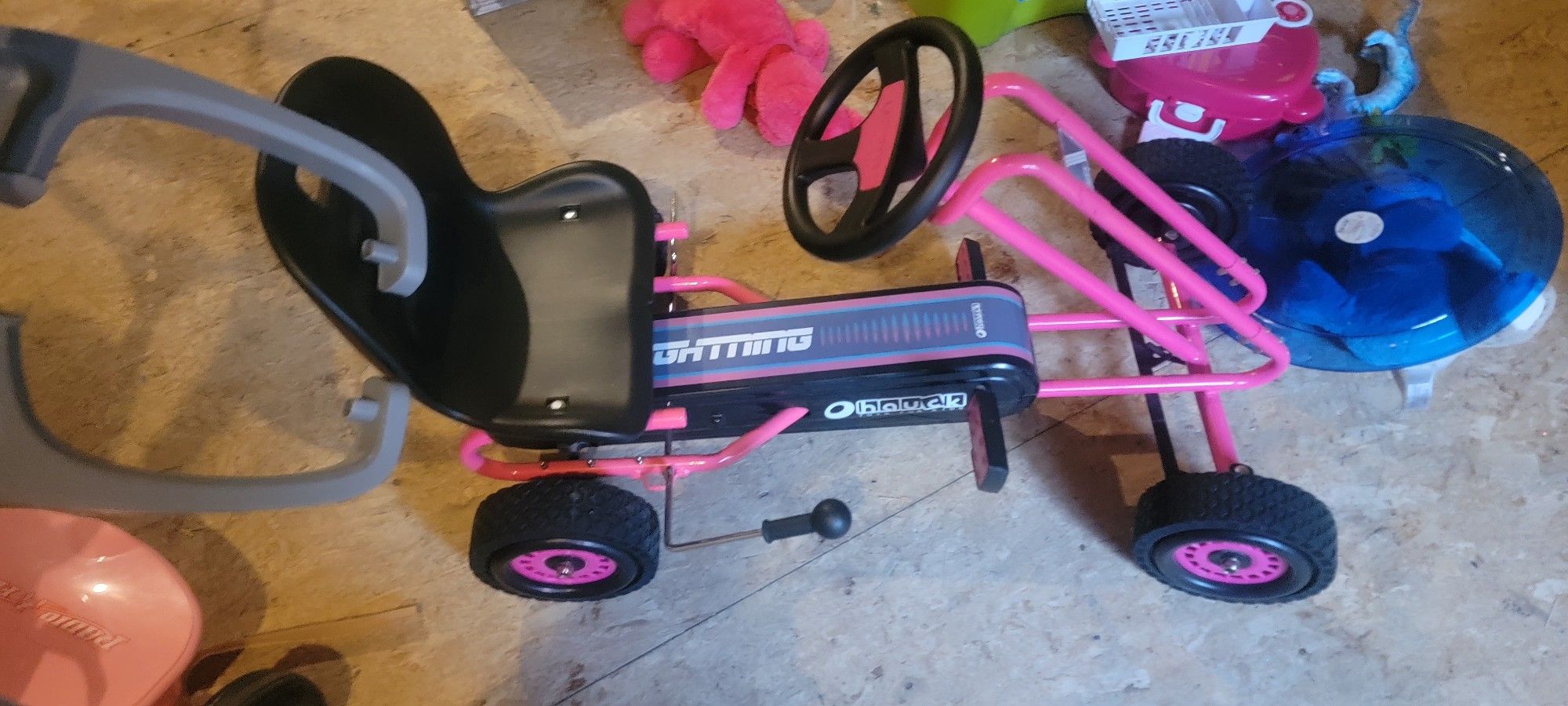 Pink Peddle Go Kart