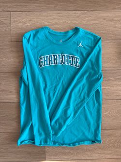 Jordan Charlotte Hornets Long Sleeve Graphic Shirt
