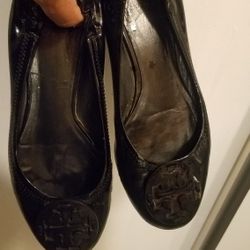 Blk 6.5 7 Real Tory Flats Pet Smk Free 
