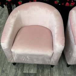 Pink chairs