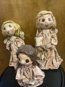 Paper mache angels 20