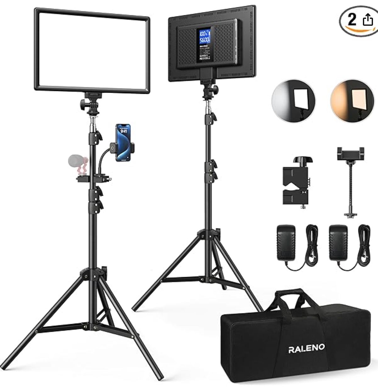Two Video/Photography Lights : New