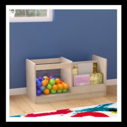 Flash Display w/Storage Bin, Beech