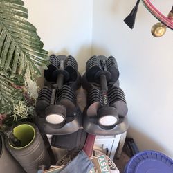 Adjustable dumbbells 