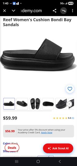 Ladies REEF CUSHION Bondi sandals (Size 9) 35$