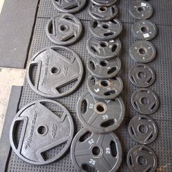 290 Pounds Of Olympic Weights 