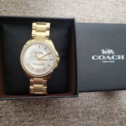 Coach Gold Watch