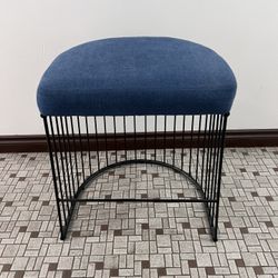 Blue Vanity Seat