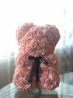 Gift rose bear present birthday party wedding anniversary