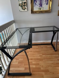 Glass Desk Top Table