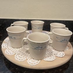 Set of 6 Corning Corelle First of Spring Tapered