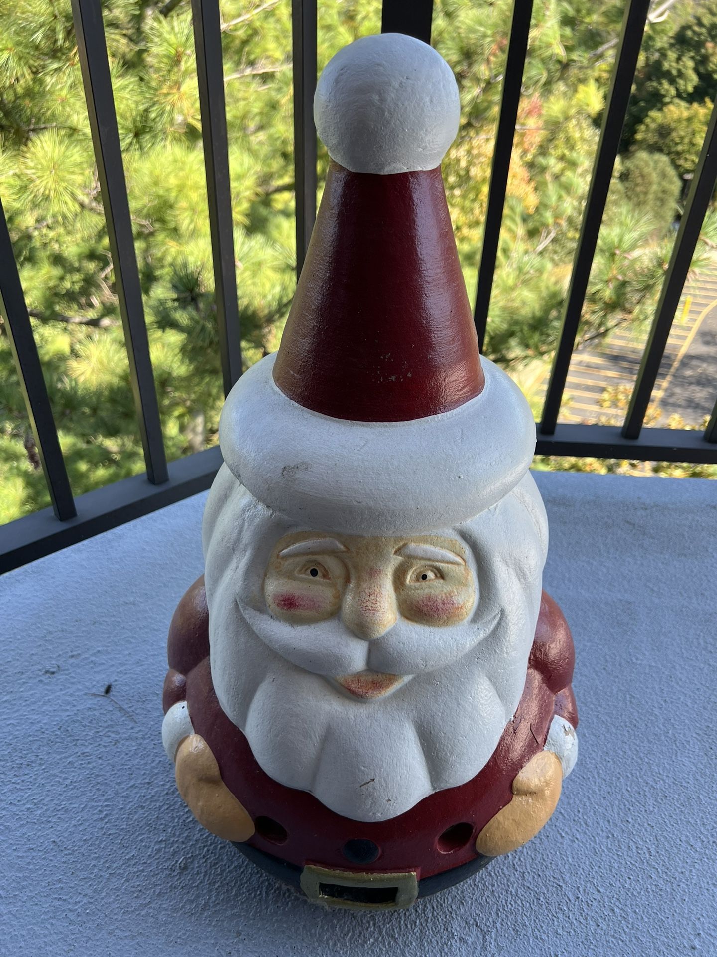 Santa Claus Outdoor Candle Holder 60”