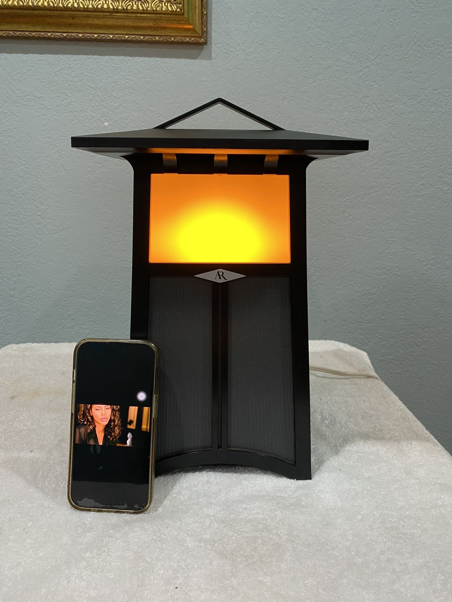 Acoustic Research Santa Cruz AWSF100 Bluetooth Outdoor Flame Speaker