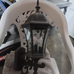 Outdoor Exterior Wall Light Fixture – Set of 3