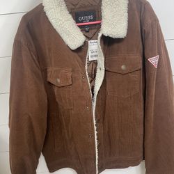 New Guess Corduroy Denim Jacket (size Men’s XL)