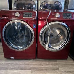 Samsung Washer And Electric Dryer Set  For $745
