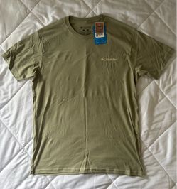 Columbia Men’s T-Shirt (Olive Green & Black)