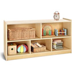 Wooden Storage Cabinet, 5-Section