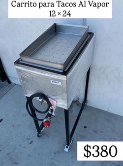 Carrito Para Tacos Al Vapor | Nuevo, Incluye Manguera Con Regulador