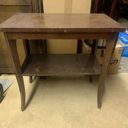 Small Wood Accent Table