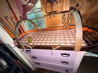 Vintage Copper pot rack
