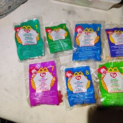 Lot Of 12 Ty Beanie Babies With All Errors On Each One Rare Collection 