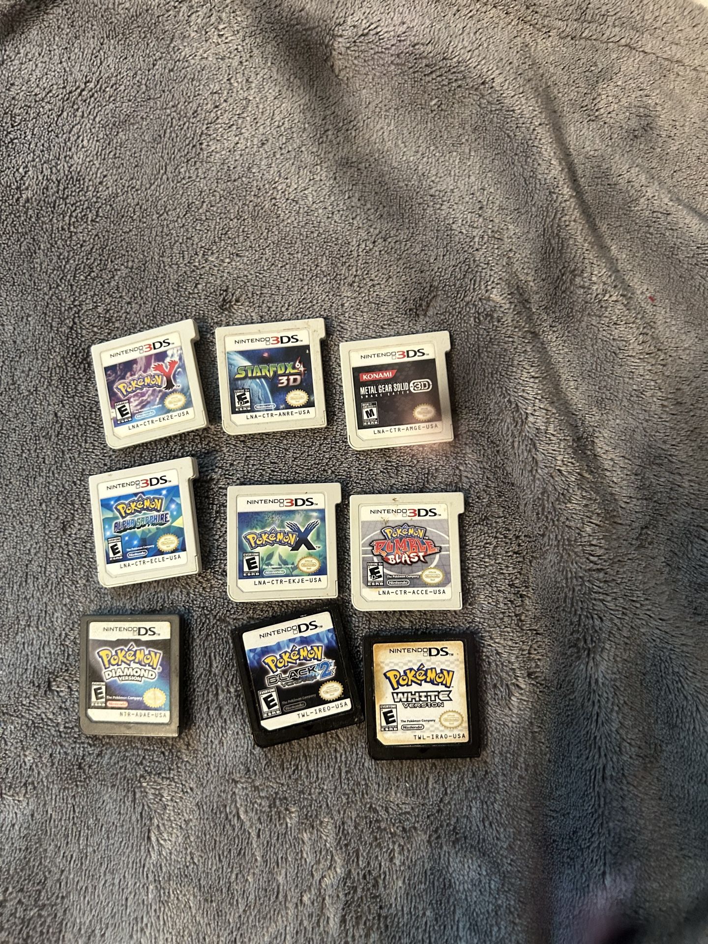 Pokemon DS Games and others