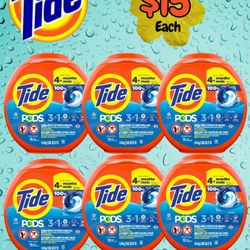 Large TUB Tide PODS 76ct LAUNDRY Detergent Household BUNDLE Stock up SALE 🔥