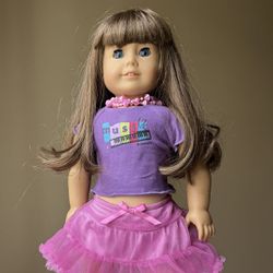 American Girl Doll- Brown Hair/Blue Eyes- just like me