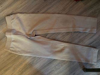 Cat&jack Beige Faux Leather Slim Pants
