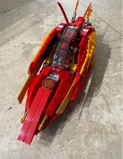 LEGO Ninjago Red and Yellow Jet/Boat Build