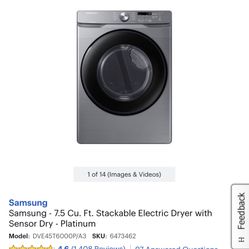 Samsung Electric Dryer with Ducts 400