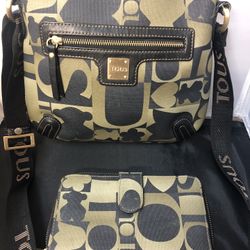 TOD’S Crossbody Purse and Full Size Zip around Wallet