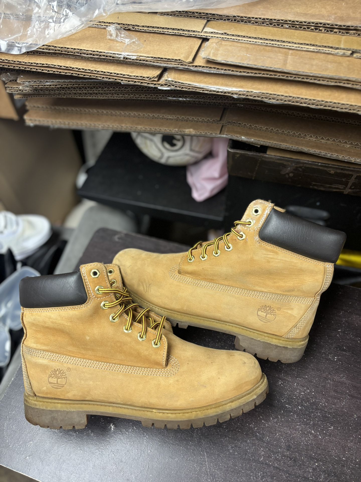 Biege Timberland Boots