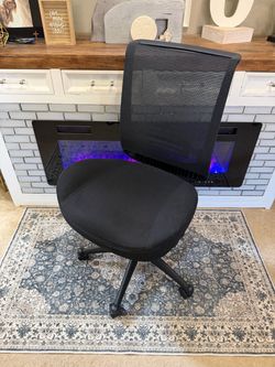 HON Armless Big and Tall Office Desk Task Chair