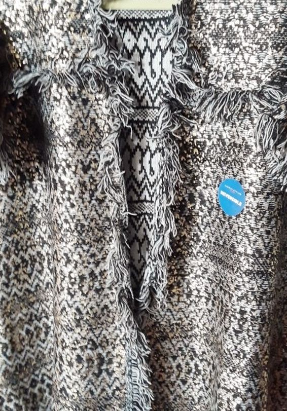 Sweater Poncho Reversible ONE SIZE FITS ALL