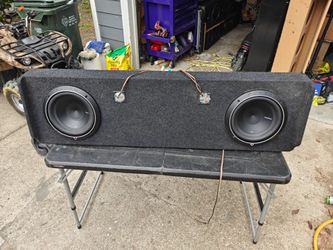 Rockford P2 10's in slim truck box