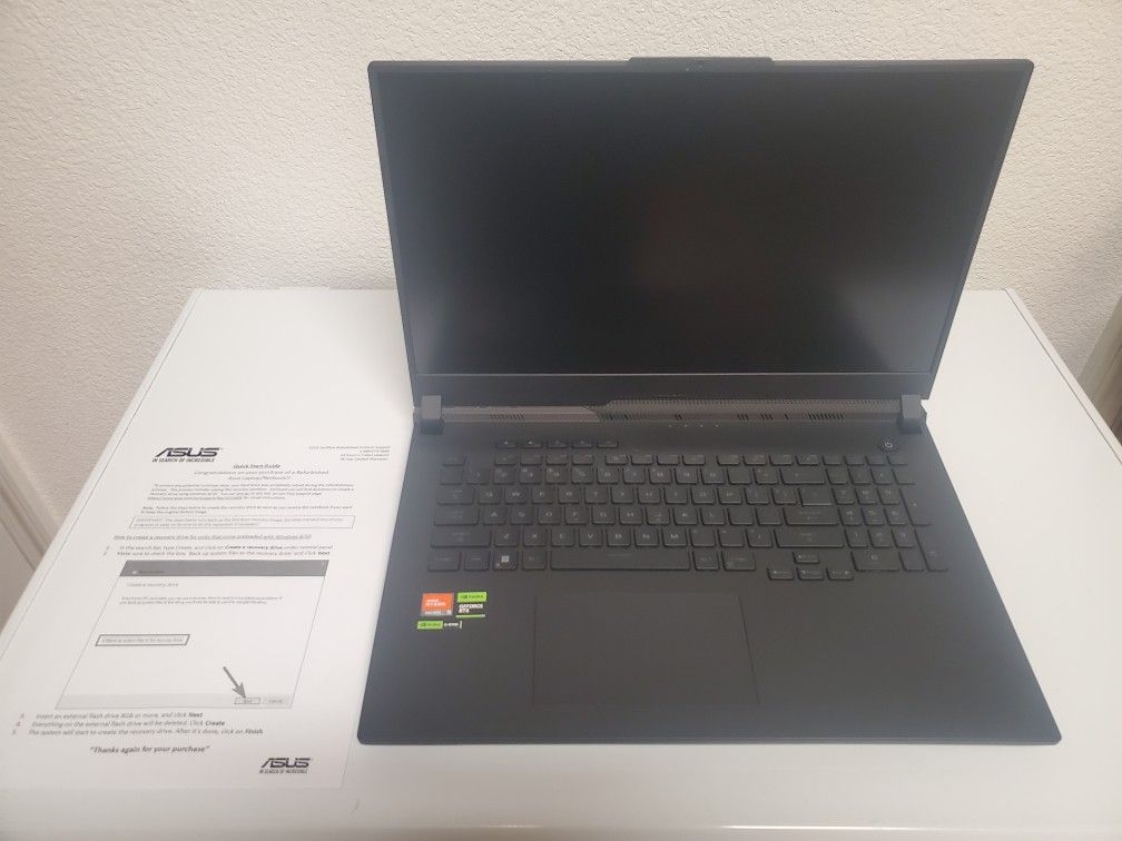 ASUS ROG Strix Scar 17" Gaming Laptop RTX 4080 32GB - UNUSED Factory Refurb
